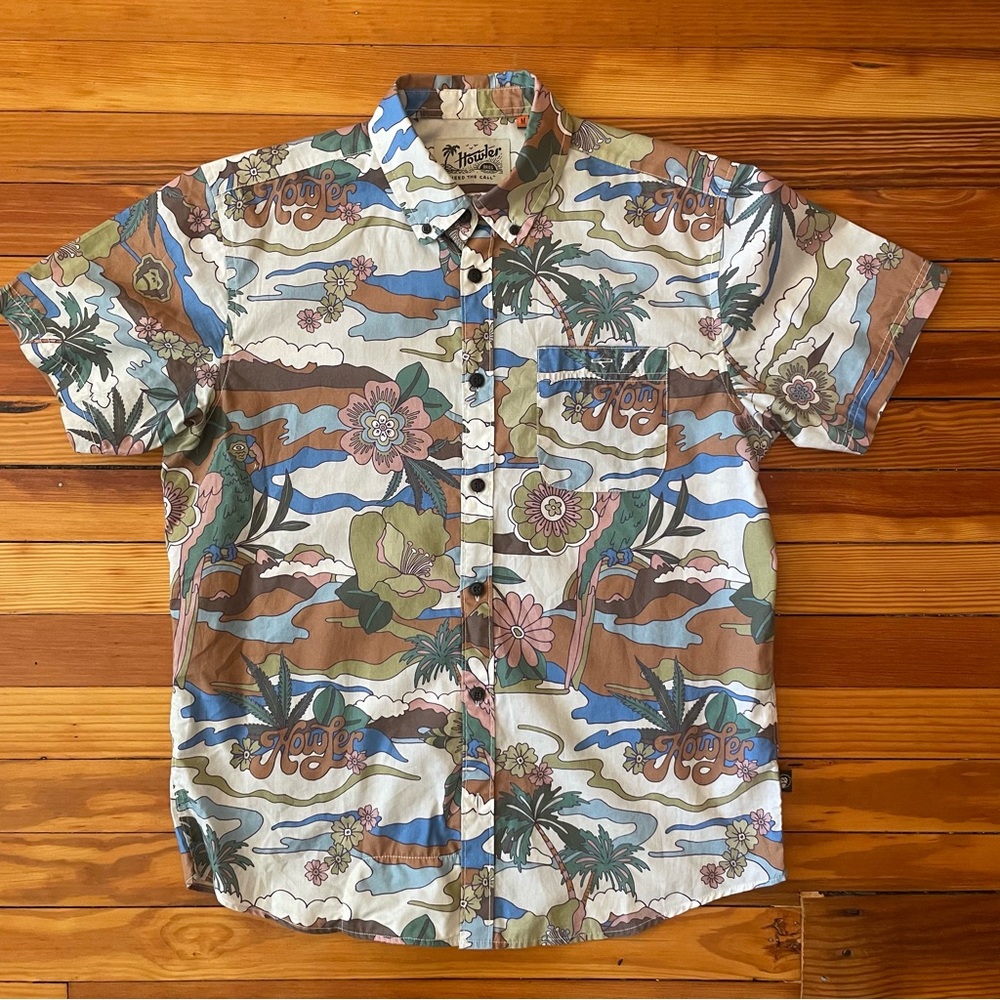 Howler Bros. Short Sleeve Shirt with Fun Print